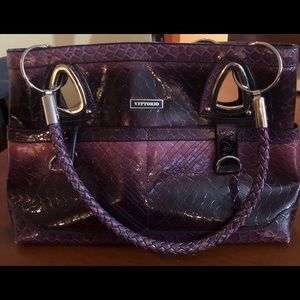 Beautiful VITTORIO purple handbag